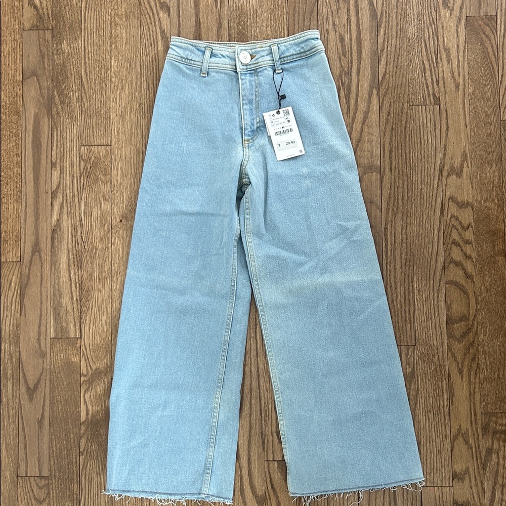 Zara Kids NWT wide leg Jeans - size 10